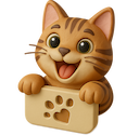 Cat about to bathe
